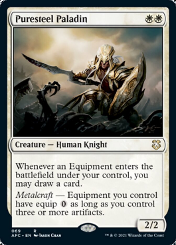 Puresteel Paladin [Dungeons & Dragons: Adventures in the Forgotten Realms Commander] | Gear Gaming Fayetteville