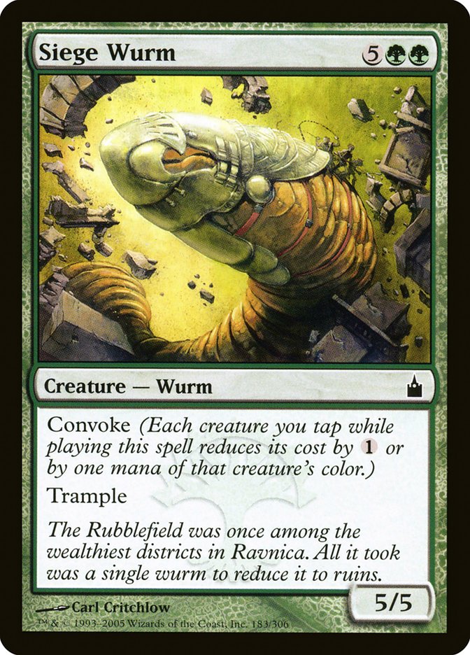 Siege Wurm [Ravnica: City of Guilds] | Gear Gaming Fayetteville