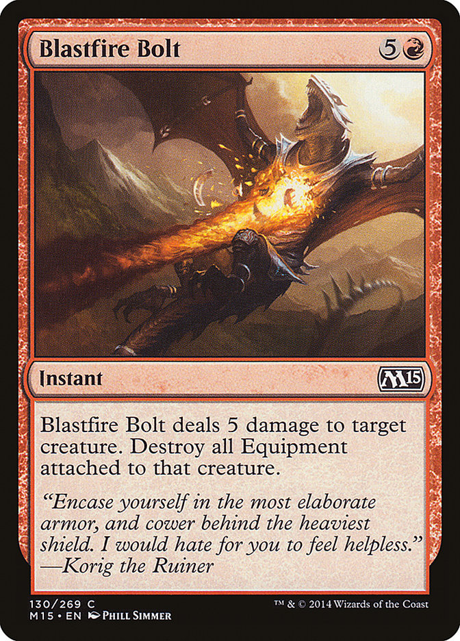 Blastfire Bolt [Magic 2015] | Gear Gaming Fayetteville