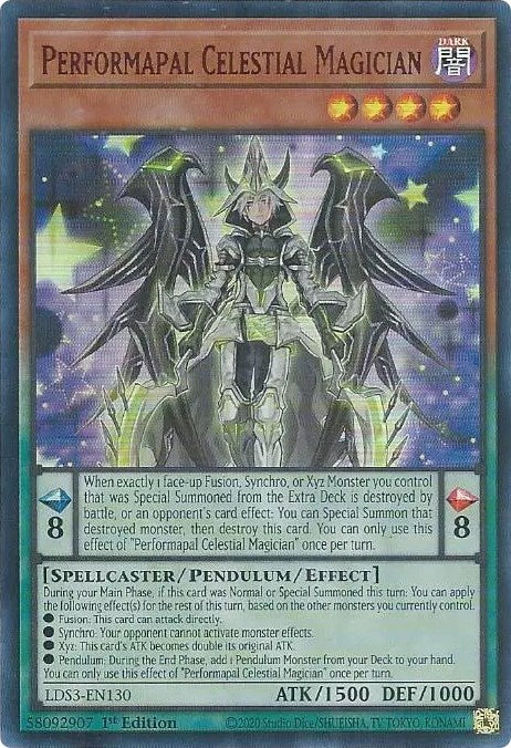 Performapal Celestial Magician (Red) [LDS3-EN130] Ultra Rare | Gear Gaming Fayetteville