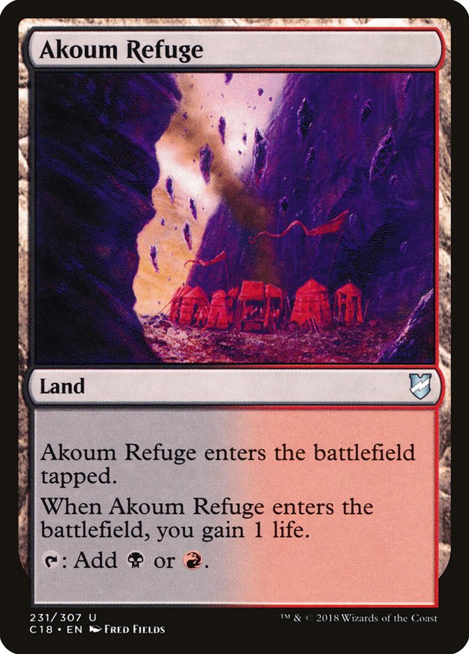 Akoum Refuge [Commander 2018] | Gear Gaming Fayetteville