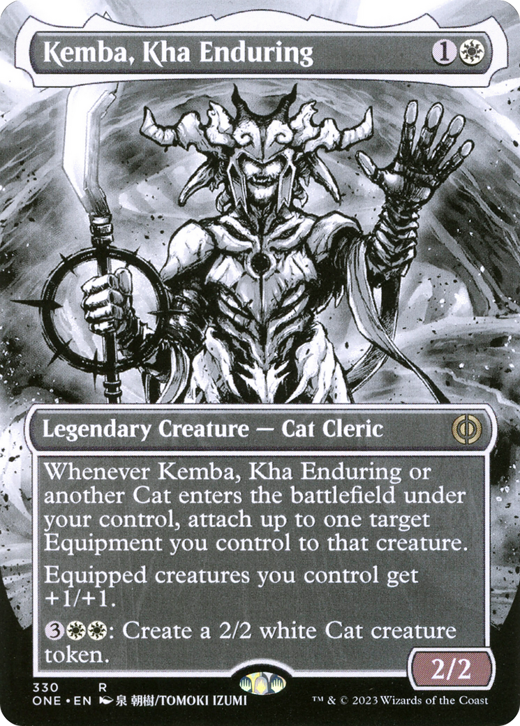 Kemba, Kha Enduring (Borderless Manga) [Phyrexia: All Will Be One] | Gear Gaming Fayetteville