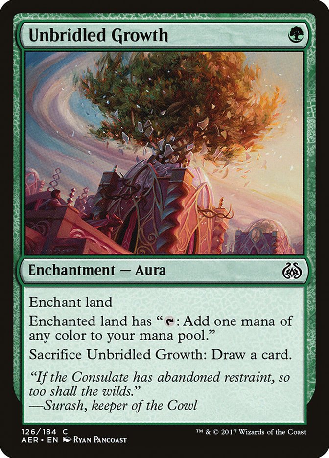 Unbridled Growth [Aether Revolt] | Gear Gaming Fayetteville