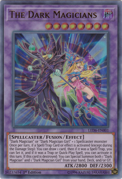 The Dark Magicians [LED6-EN001] Ultra Rare | Gear Gaming Fayetteville