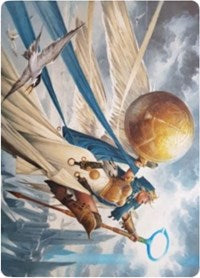 Linvala, Shield of Sea Gate Art Card [Zendikar Rising Art Series] | Gear Gaming Fayetteville