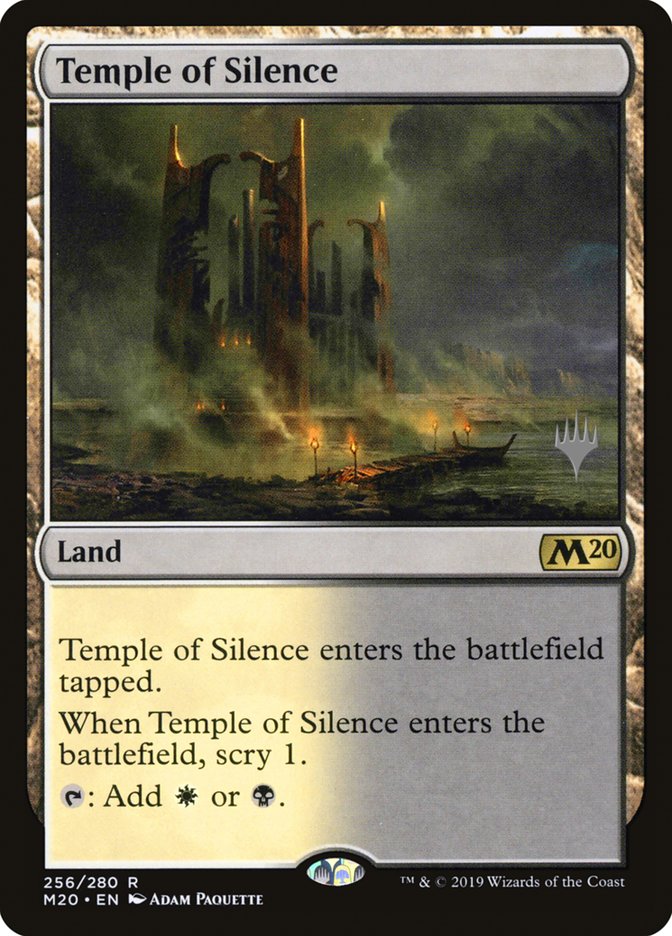 Temple of Silence (Promo Pack) [Core Set 2020 Promos] | Gear Gaming Fayetteville