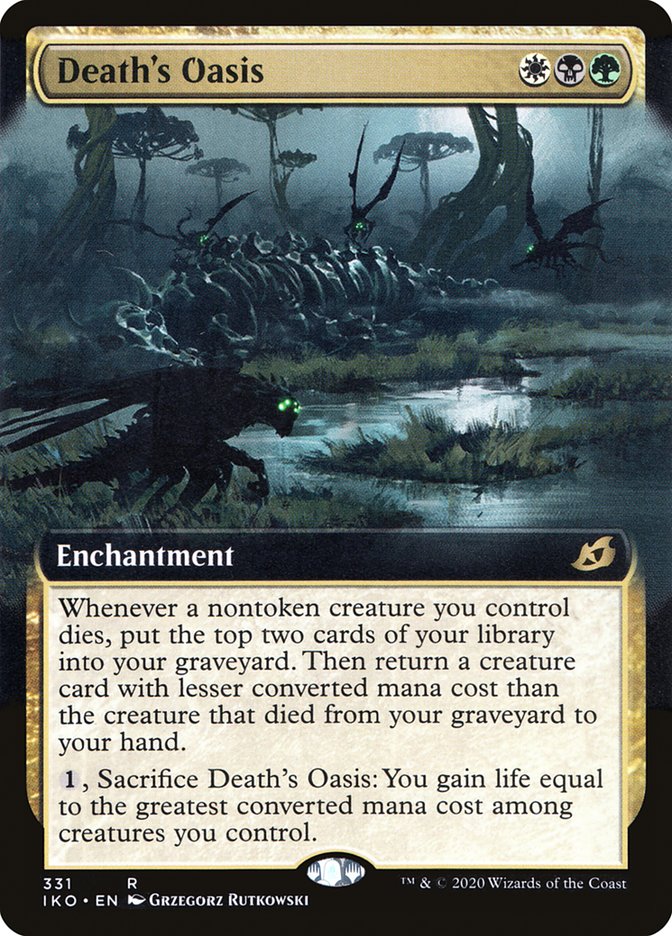 Death's Oasis (Extended Art) [Ikoria: Lair of Behemoths] | Gear Gaming Fayetteville