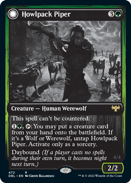 Howlpack Piper // Wildsong Howler [Innistrad: Double Feature] | Gear Gaming Fayetteville