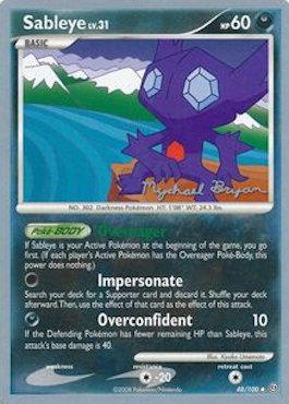 Sableye LV.31 (48/100) (Happy Luck - Mychael Bryan) [World Championships 2010] | Gear Gaming Fayetteville