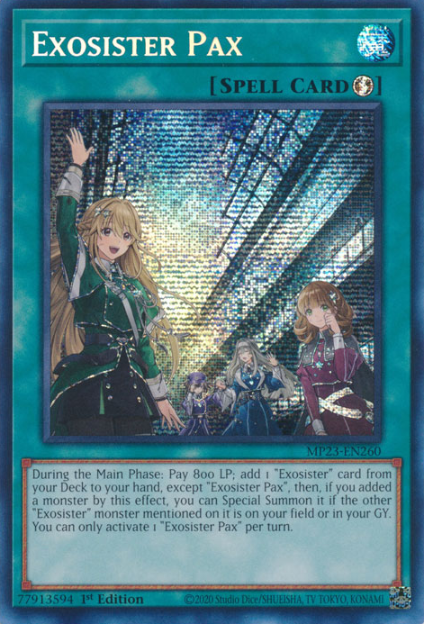 Exosister Pax [MP23-EN260] Prismatic Secret Rare | Gear Gaming Fayetteville