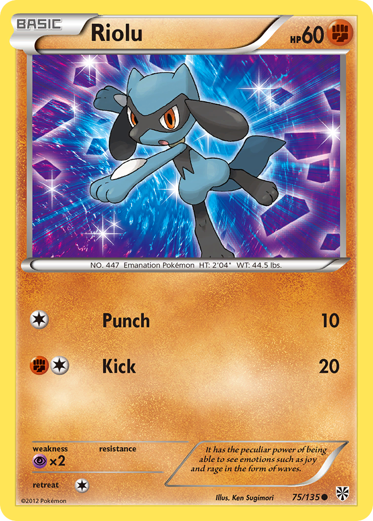 Riolu (75/135) [Black & White: Plasma Storm] | Gear Gaming Fayetteville