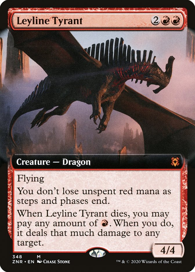 Leyline Tyrant (Extended Art) [Zendikar Rising] | Gear Gaming Fayetteville