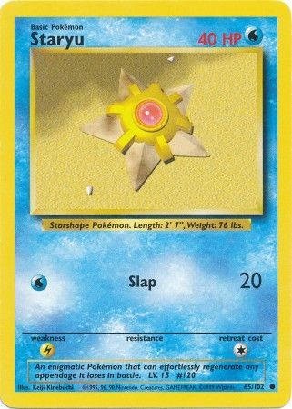 Staryu (65/102) [Base Set Unlimited] | Gear Gaming Fayetteville