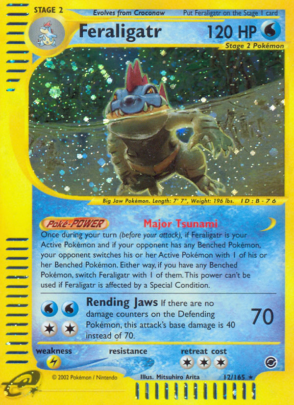 Feraligatr (12/165) [Expedition: Base Set] | Gear Gaming Fayetteville