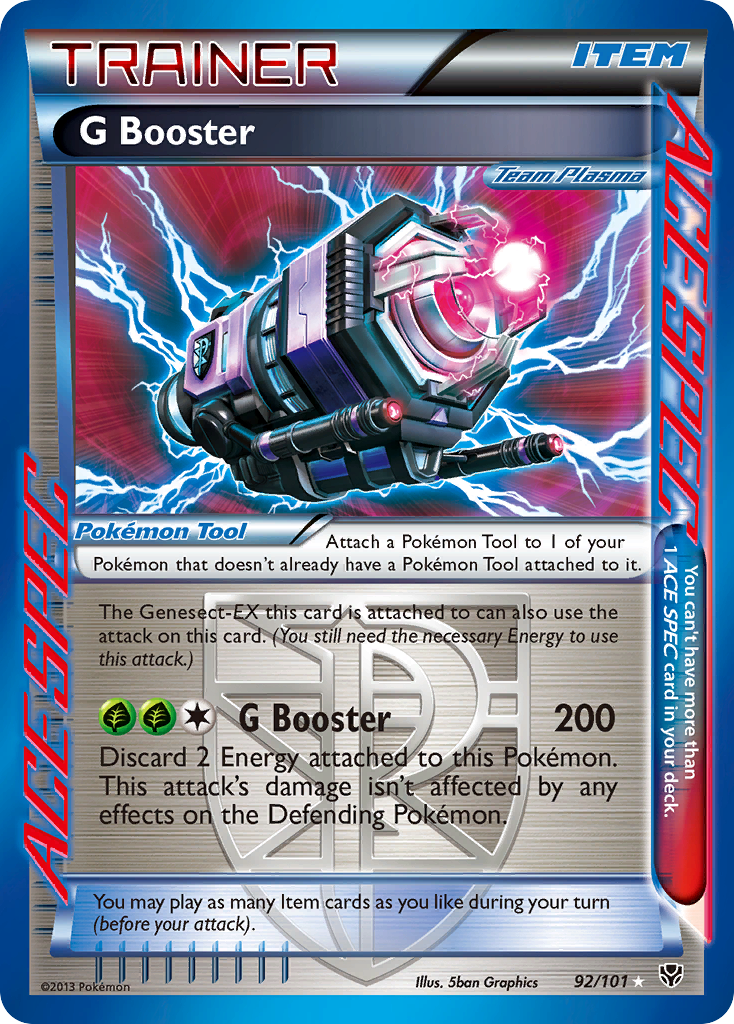 G Booster (92/101) [Black & White: Plasma Blast] | Gear Gaming Fayetteville