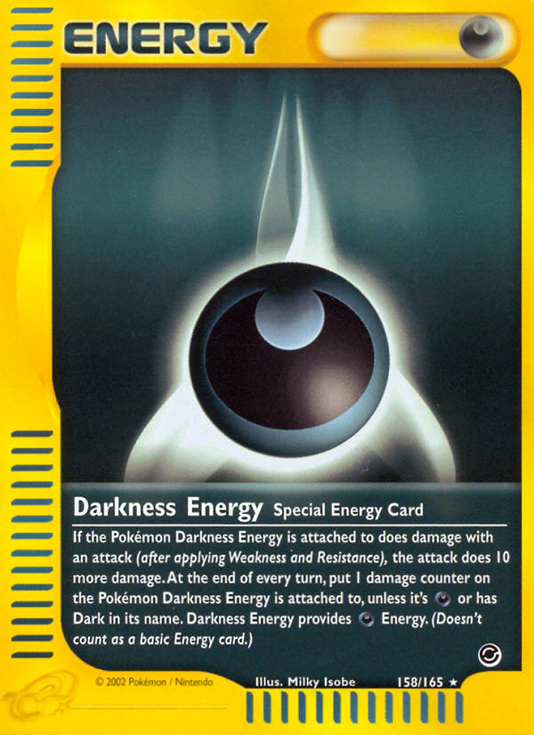 Darkness Energy (158/165) [Expedition: Base Set] | Gear Gaming Fayetteville