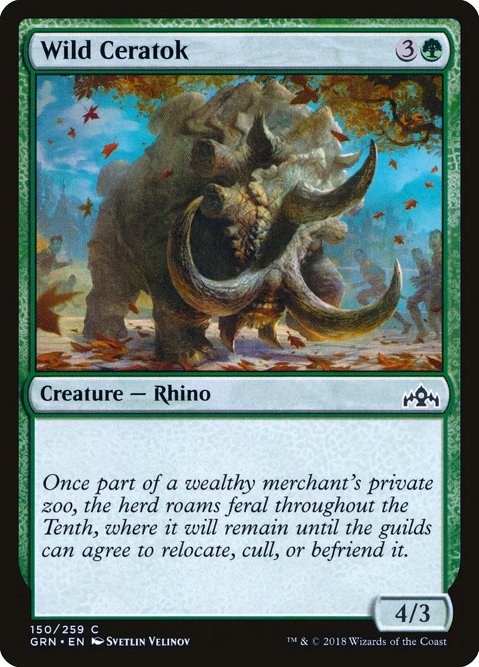 Wild Ceratok [Guilds of Ravnica] | Gear Gaming Fayetteville