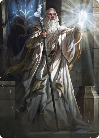 Gandalf the White Art Card [The Lord of the Rings: Tales of Middle-earth Art Series] | Gear Gaming Fayetteville