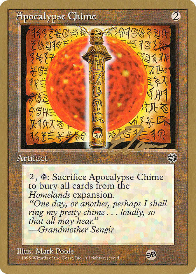 Apocalypse Chime (Eric Tam) (SB) [Pro Tour Collector Set] | Gear Gaming Fayetteville