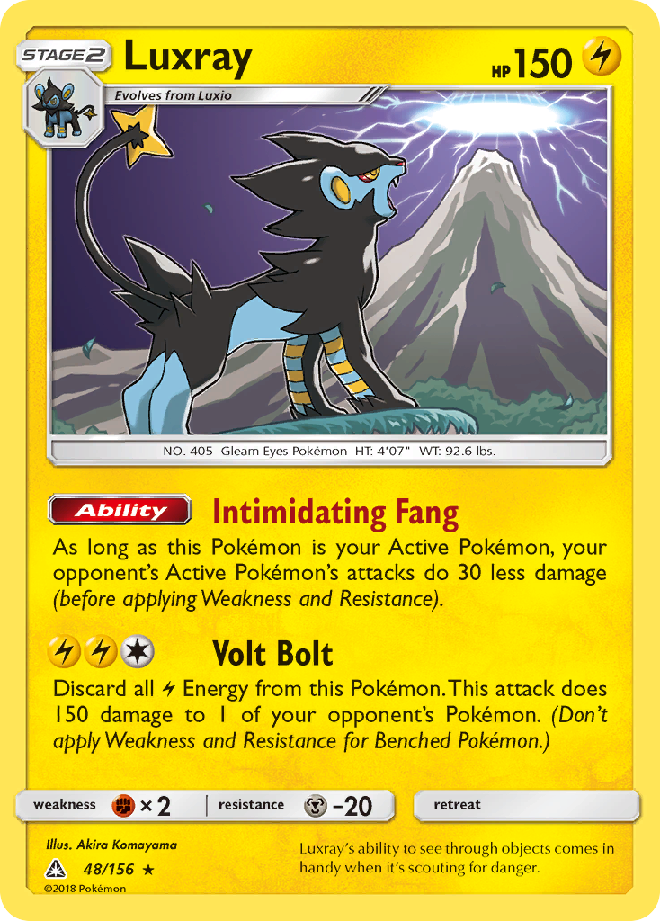 Luxray (48/156) [Sun & Moon: Ultra Prism] | Gear Gaming Fayetteville