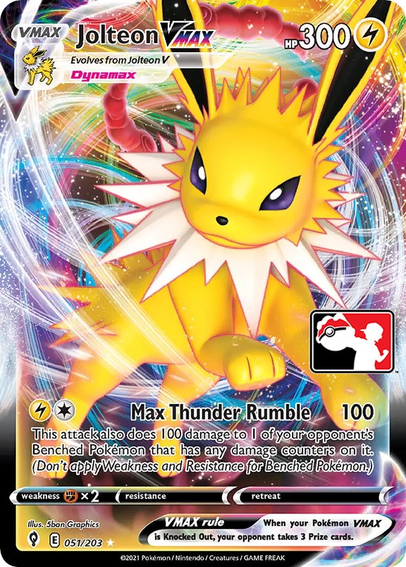 Jolteon VMAX (051/203) [Prize Pack Series One] | Gear Gaming Fayetteville