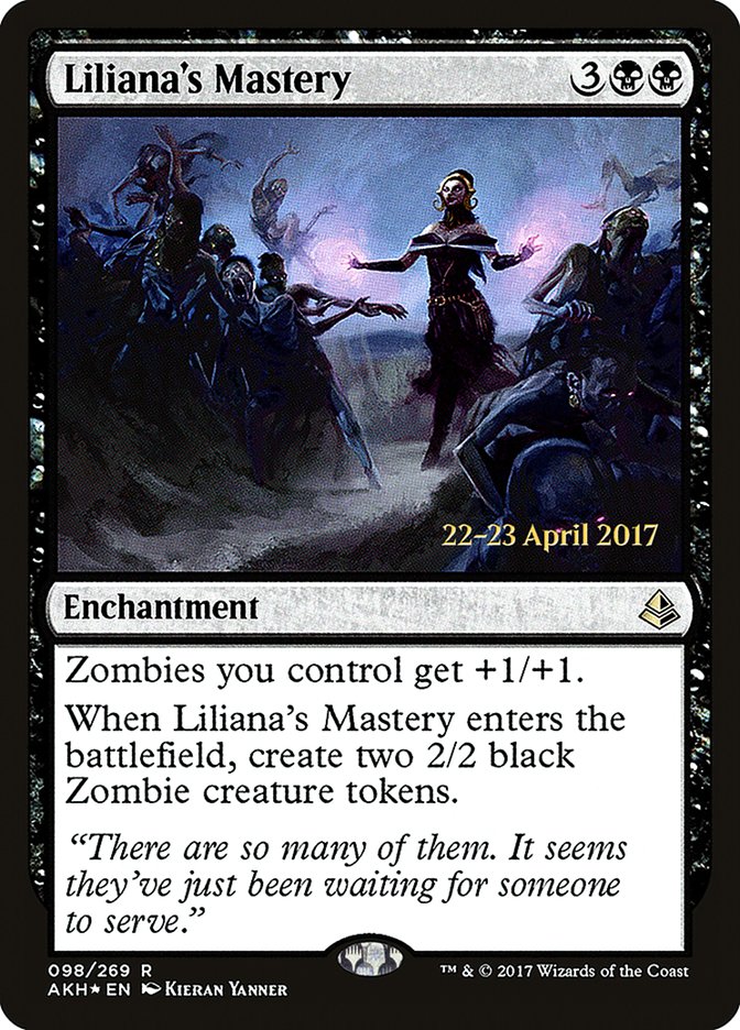 Liliana's Mastery [Amonkhet Prerelease Promos] | Gear Gaming Fayetteville