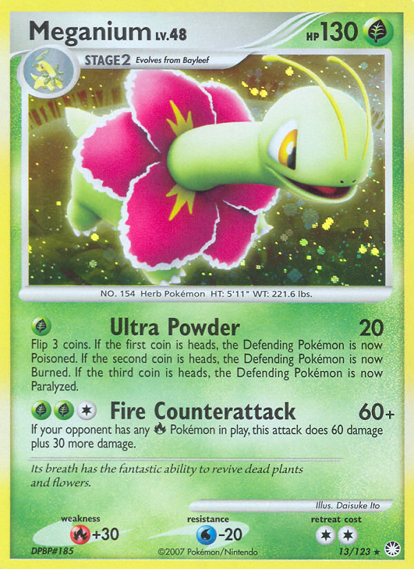 Meganium (13/123) [Diamond & Pearl: Mysterious Treasures] | Gear Gaming Fayetteville