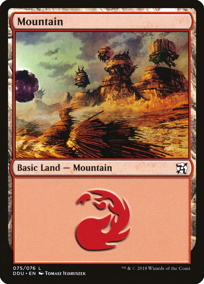 Mountain (75) [Duel Decks: Elves vs. Inventors] | Gear Gaming Fayetteville