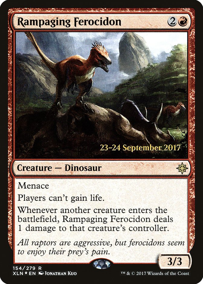 Rampaging Ferocidon [Ixalan Prerelease Promos] | Gear Gaming Fayetteville