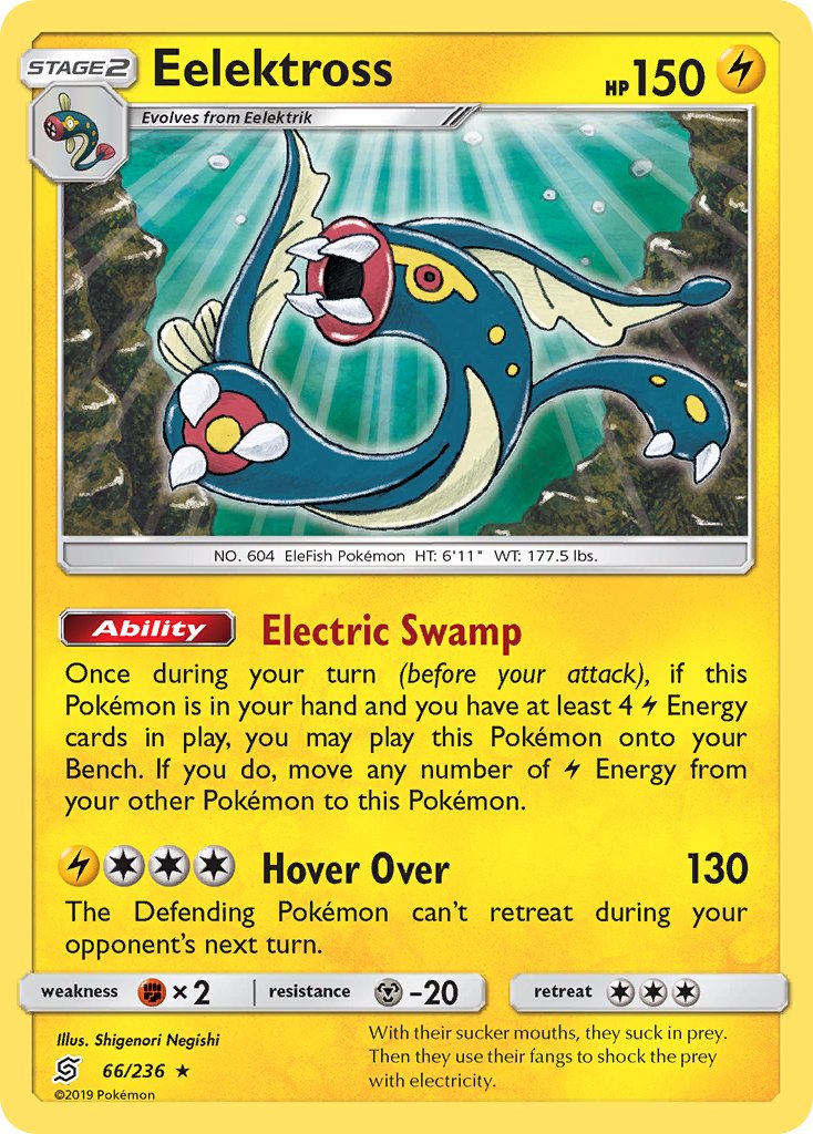 Eelektross (66/236) (Theme Deck Exclusive) [Sun & Moon: Unified Minds] | Gear Gaming Fayetteville