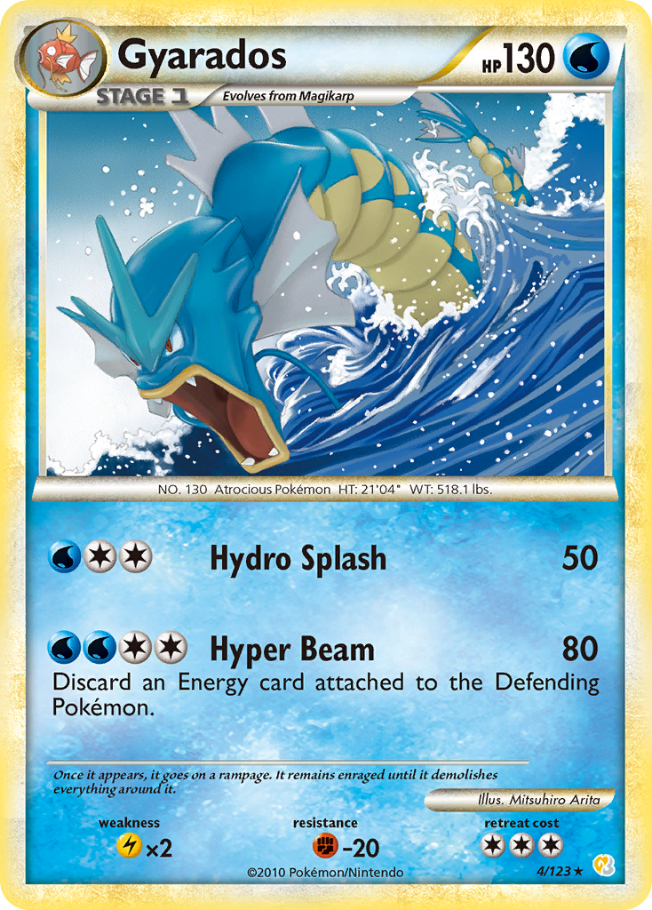 Gyarados (4/123) [HeartGold & SoulSilver: Base Set] | Gear Gaming Fayetteville