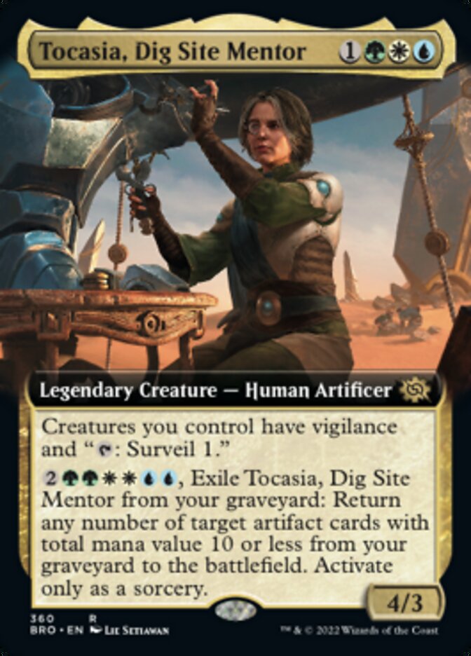 Tocasia, Dig Site Mentor (Extended Art) [The Brothers' War] | Gear Gaming Fayetteville