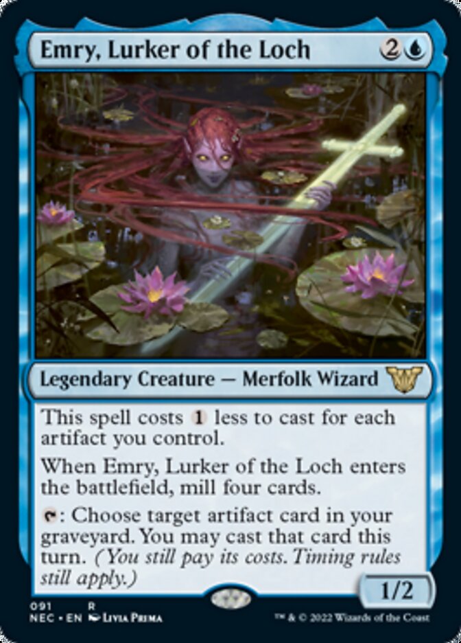 Emry, Lurker of the Loch [Kamigawa: Neon Dynasty Commander] | Gear Gaming Fayetteville