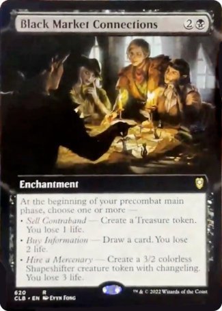 Black Market Connections (Extended Art) [Commander Legends: Battle for Baldur's Gate] | Gear Gaming Fayetteville