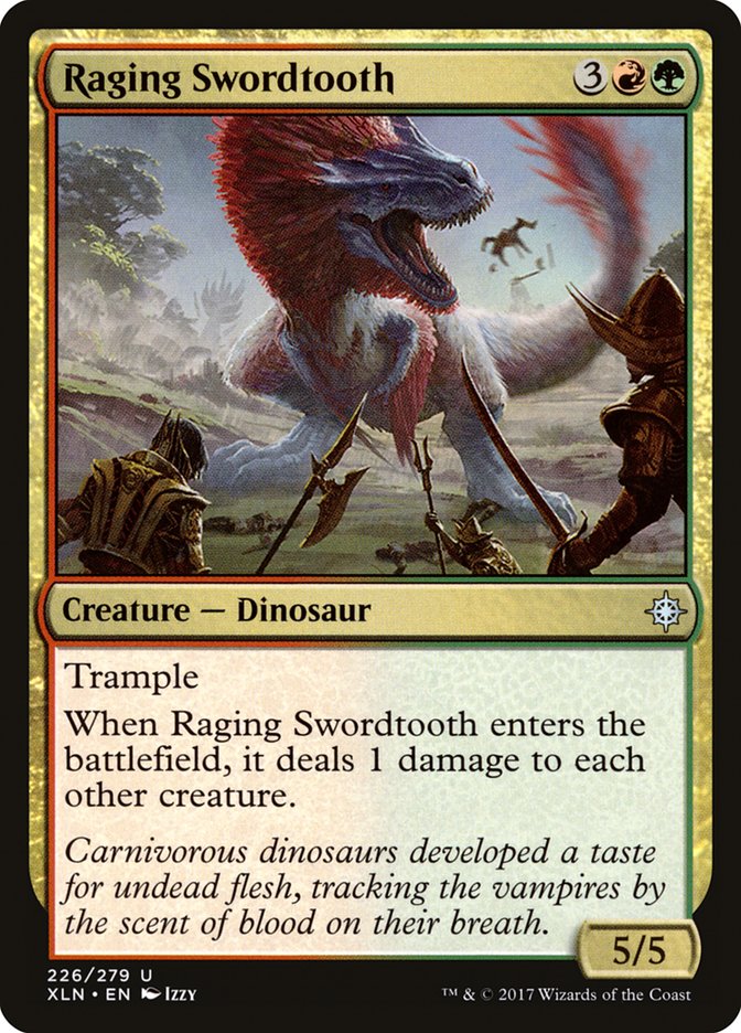 Raging Swordtooth [Ixalan] | Gear Gaming Fayetteville