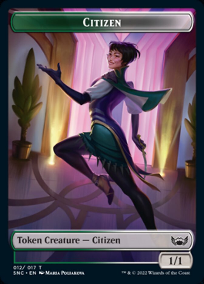 Plant // Citizen Double-Sided Token [Streets of New Capenna Commander Tokens] | Gear Gaming Fayetteville