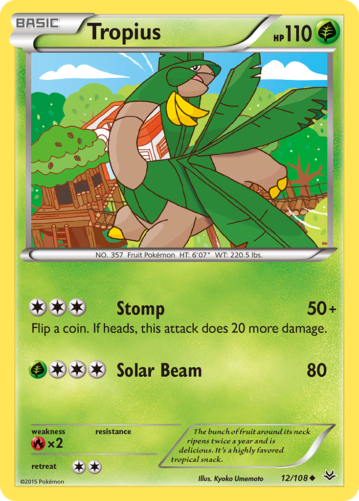 Tropius (12/108) [XY: Roaring Skies] | Gear Gaming Fayetteville