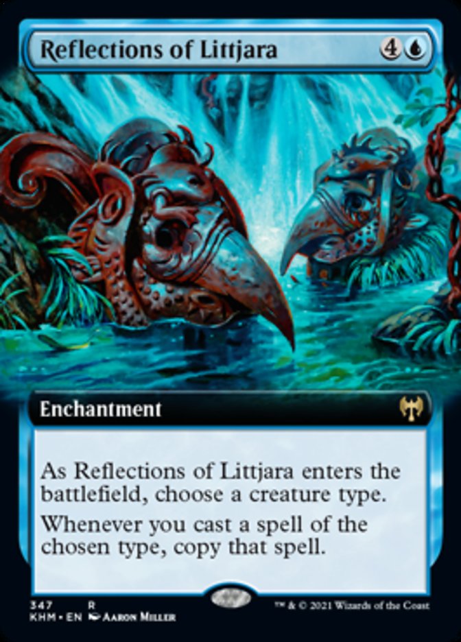 Reflections of Littjara (Extended Art) [Kaldheim] | Gear Gaming Fayetteville