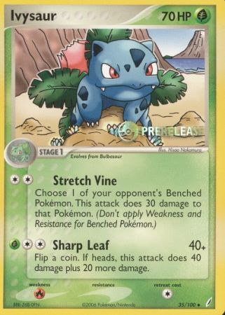 Ivysaur (35/100) (Prerelease Promo) [Nintendo: Black Star Promos] | Gear Gaming Fayetteville