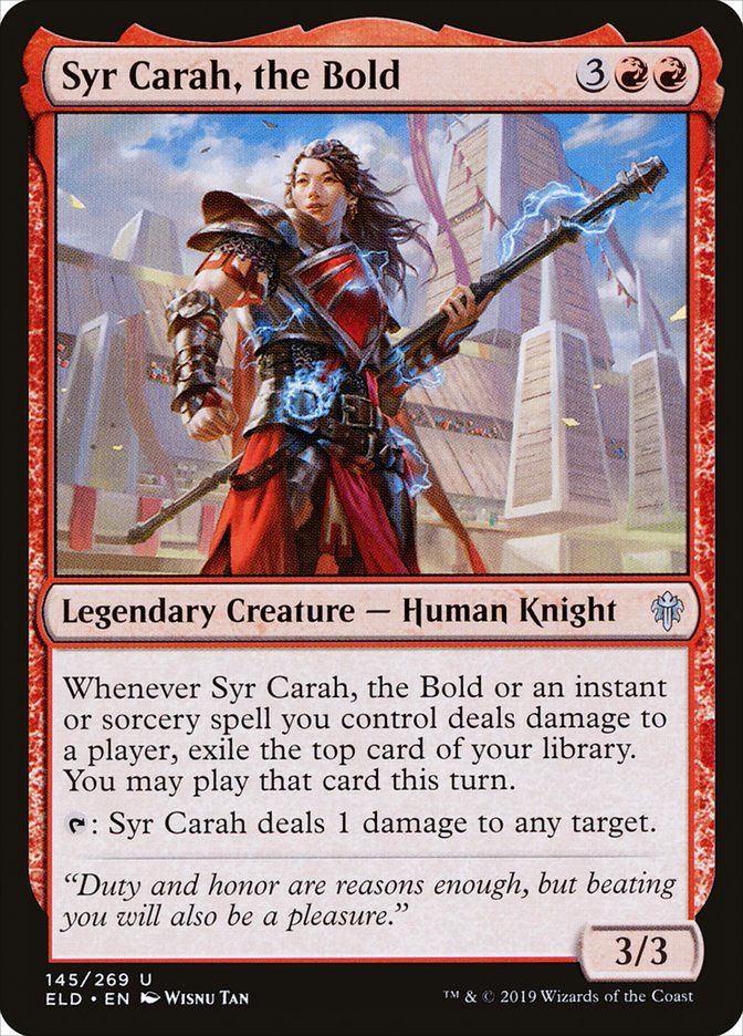 Syr Carah, the Bold [Throne of Eldraine] | Gear Gaming Fayetteville