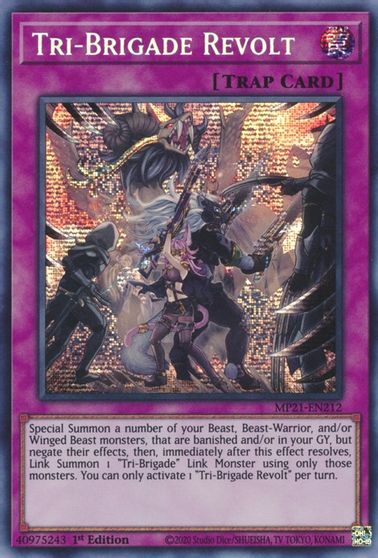 Tri-Brigade Revolt [MP21-EN212] Prismatic Secret Rare | Gear Gaming Fayetteville