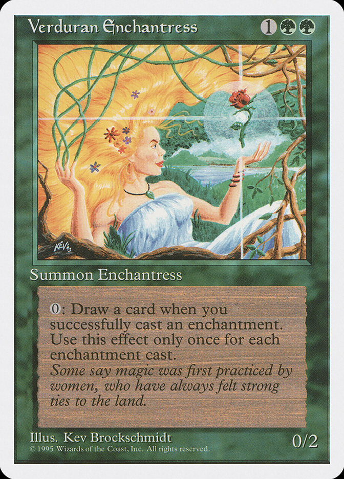 Verduran Enchantress [Fourth Edition] | Gear Gaming Fayetteville