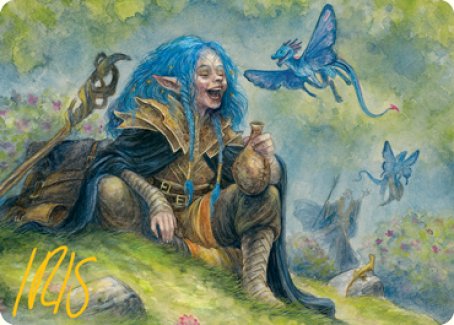 Feywild Trickster Art Card (Gold-Stamped Signature) [Dungeons & Dragons: Adventures in the Forgotten Realms Art Series] | Gear Gaming Fayetteville