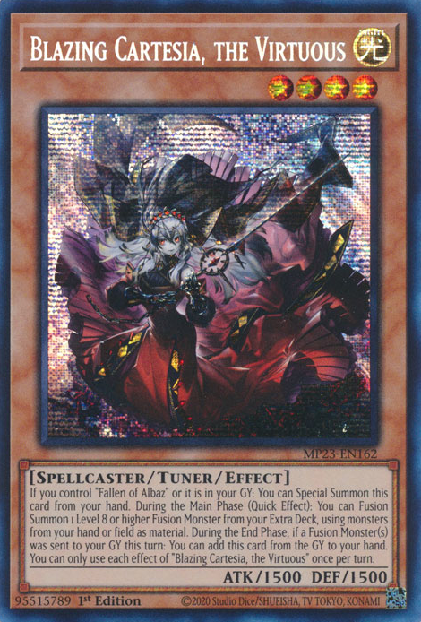 Blazing Cartesia, the Virtuous [MP23-EN162] Prismatic Secret Rare | Gear Gaming Fayetteville