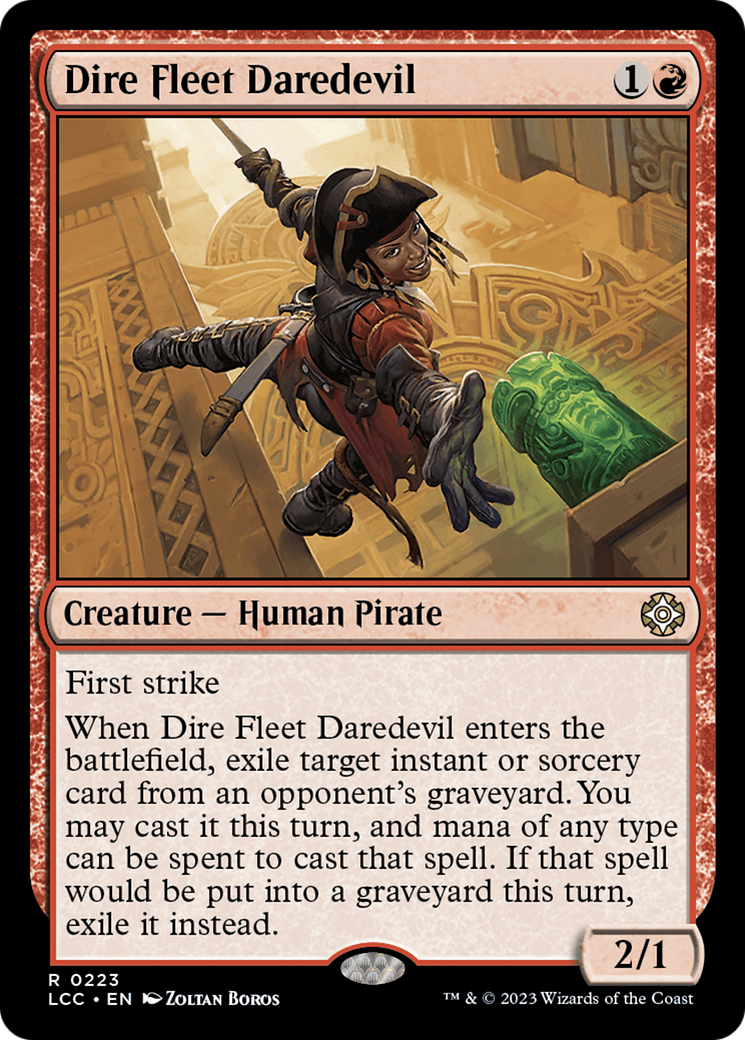 Dire Fleet Daredevil [The Lost Caverns of Ixalan Commander] | Gear Gaming Fayetteville