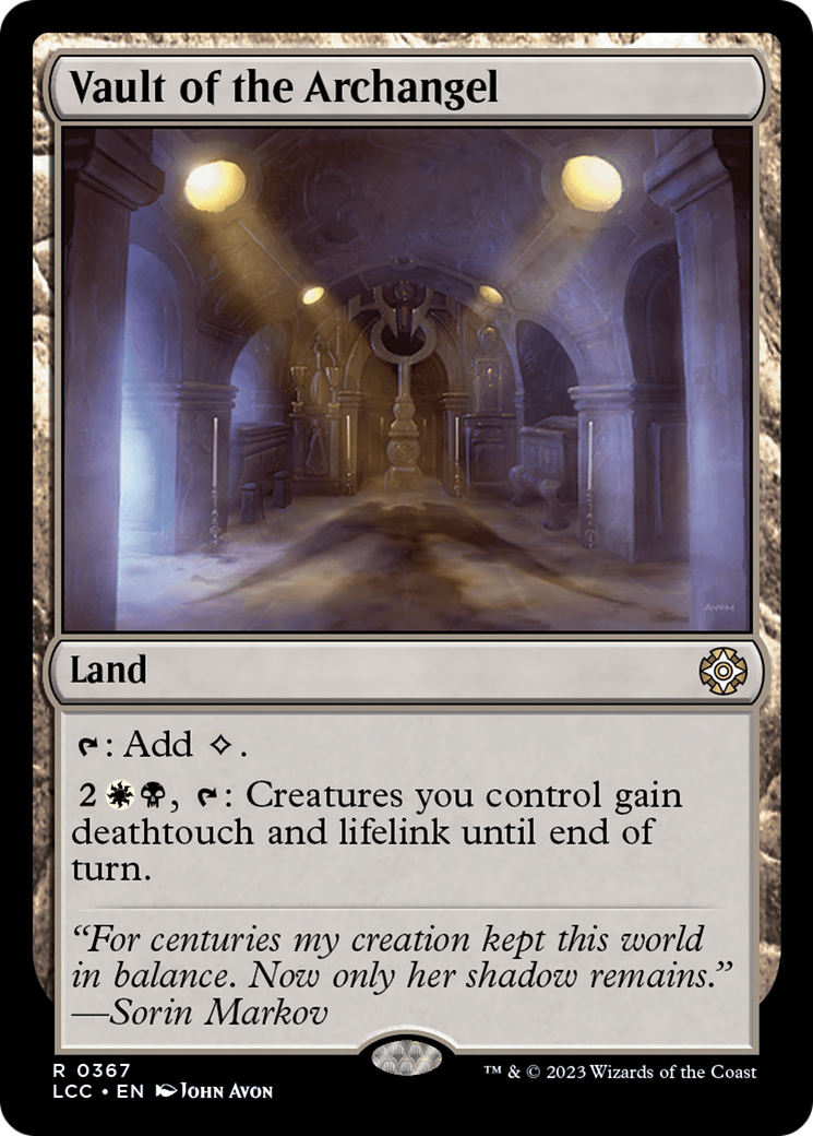 Vault of the Archangel [The Lost Caverns of Ixalan Commander] | Gear Gaming Fayetteville