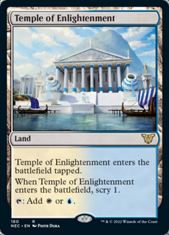 Temple of Enlightenment [Kamigawa: Neon Dynasty Commander] | Gear Gaming Fayetteville