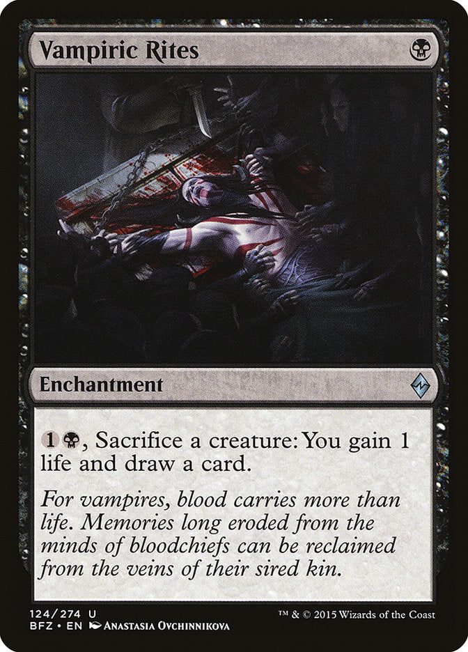 Vampiric Rites [Battle for Zendikar] | Gear Gaming Fayetteville