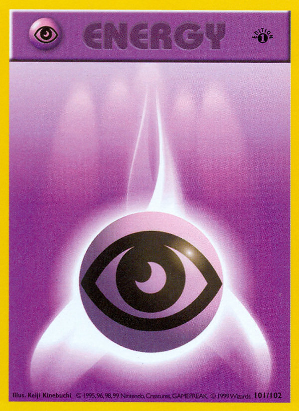 Psychic Energy (101/102) (Shadowless) [Base Set 1st Edition] | Gear Gaming Fayetteville