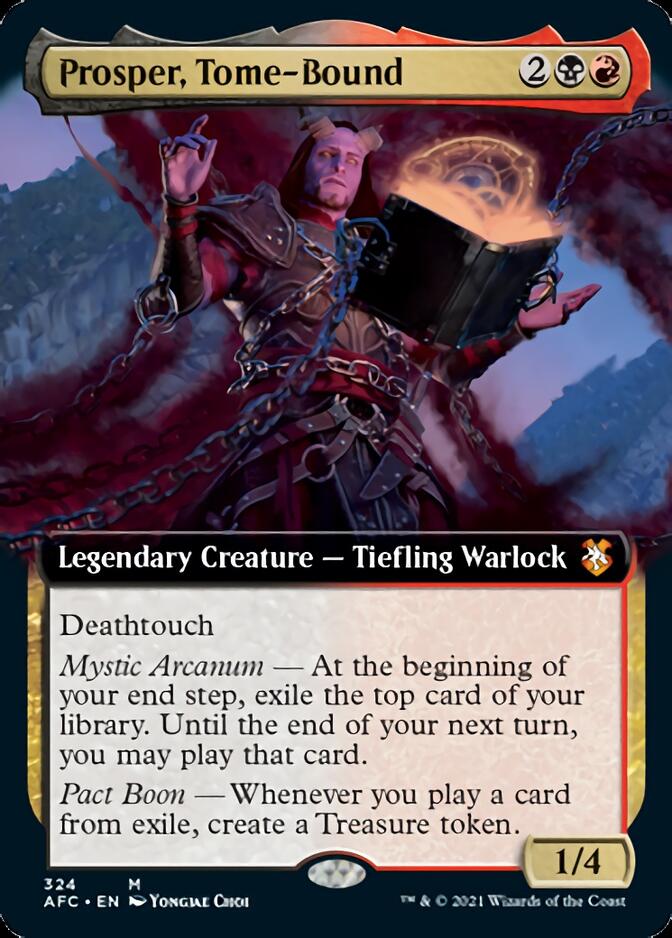 Prosper, Tome-Bound (Extended Art) [Dungeons & Dragons: Adventures in the Forgotten Realms Commander] | Gear Gaming Fayetteville